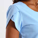THE LUX LADIES MANDARIN TULIP TOP - Greens Medi Scrubs South Africa - Premium Medical Uniforms & Apparel - Delivery Across SA 