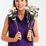 NEW LADIES MANDARIN SLEEVELESS TOP - Greens Medi Scrubs South Africa - Premium Medical Uniforms & Apparel - Delivery Across SA 