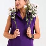 NEW LADIES MANDARIN SLEEVELESS TOP - Greens Medi Scrubs South Africa - Premium Medical Uniforms & Apparel - Delivery Across SA 