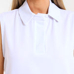 NEW LADIES PRO-COLLARED SLEEVELESS TOP - Greens Medi Scrubs South Africa - Premium Medical Uniforms & Apparel - Delivery Across SA 