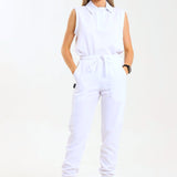NEW LADIES PRO-COLLARED SLEEVELESS TOP - Greens Medi Scrubs South Africa - Premium Medical Uniforms & Apparel - Delivery Across SA 