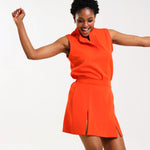 NEW LADIES MANDARIN SLEEVELESS TOP - Greens Medi Scrubs South Africa - Premium Medical Uniforms & Apparel - Delivery Across SA 