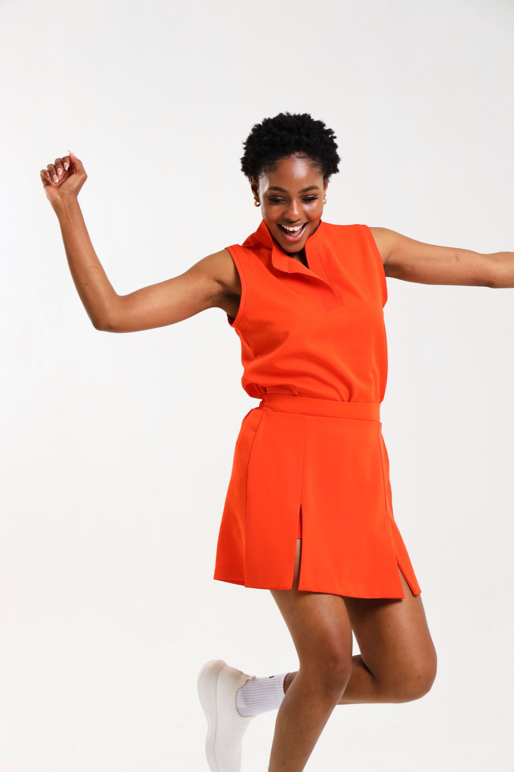 NEW LADIES MANDARIN SLEEVELESS TOP - Greens Medi Scrubs South Africa - Premium Medical Uniforms & Apparel - Delivery Across SA 