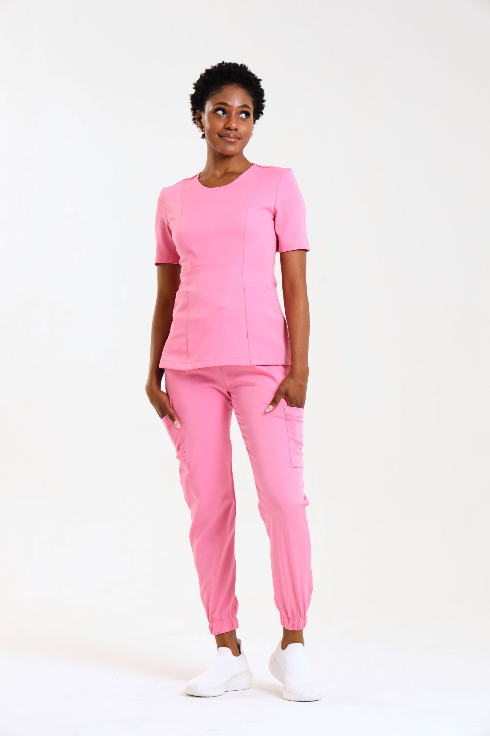 THE LADIES ELEGANT-STYLE TOP - Greens Medi Scrubs South Africa - Premium Medical Uniforms & Apparel - Delivery Across SA 