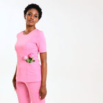 THE LADIES ELEGANT-STYLE TOP - Greens Medi Scrubs South Africa - Premium Medical Uniforms & Apparel - Delivery Across SA 