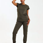 NEW LADIES ROUND PETAL TOP - Greens Medi Scrubs South Africa - Premium Medical Uniforms & Apparel - Delivery Across SA 