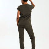 NEW LADIES ROUND PETAL TOP - Greens Medi Scrubs South Africa - Premium Medical Uniforms & Apparel - Delivery Across SA 