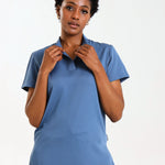NEW LADIES MANDARIN FEMME TOP - Greens Medi Scrubs South Africa - Premium Medical Uniforms & Apparel - Delivery Across SA 