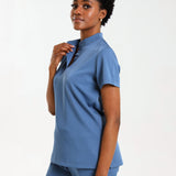 NEW LADIES MANDARIN FEMME TOP - Greens Medi Scrubs South Africa - Premium Medical Uniforms & Apparel - Delivery Across SA 
