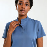 NEW LADIES MANDARIN FEMME TOP - Greens Medi Scrubs South Africa - Premium Medical Uniforms & Apparel - Delivery Across SA 