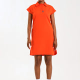 NEW LADIES PRO-COLLARED DRESS WITH PETAL SLEEVE - Greens Medi Scrubs South Africa - Premium Medical Uniforms & Apparel - Delivery Across SA 