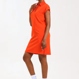 NEW LADIES PRO-COLLARED DRESS WITH PETAL SLEEVE - Greens Medi Scrubs South Africa - Premium Medical Uniforms & Apparel - Delivery Across SA 