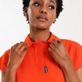 NEW LADIES PRO-COLLARED DRESS WITH PETAL SLEEVE - Greens Medi Scrubs South Africa - Premium Medical Uniforms & Apparel - Delivery Across SA 
