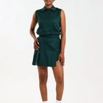 NEW LADIES PRO-COLLARED SLEEVELESS TOP - Greens Medi Scrubs South Africa - Premium Medical Uniforms & Apparel - Delivery Across SA 
