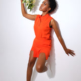 NEW LADIES MANDARIN SLEEVELESS TOP - Greens Medi Scrubs South Africa - Premium Medical Uniforms & Apparel - Delivery Across SA 