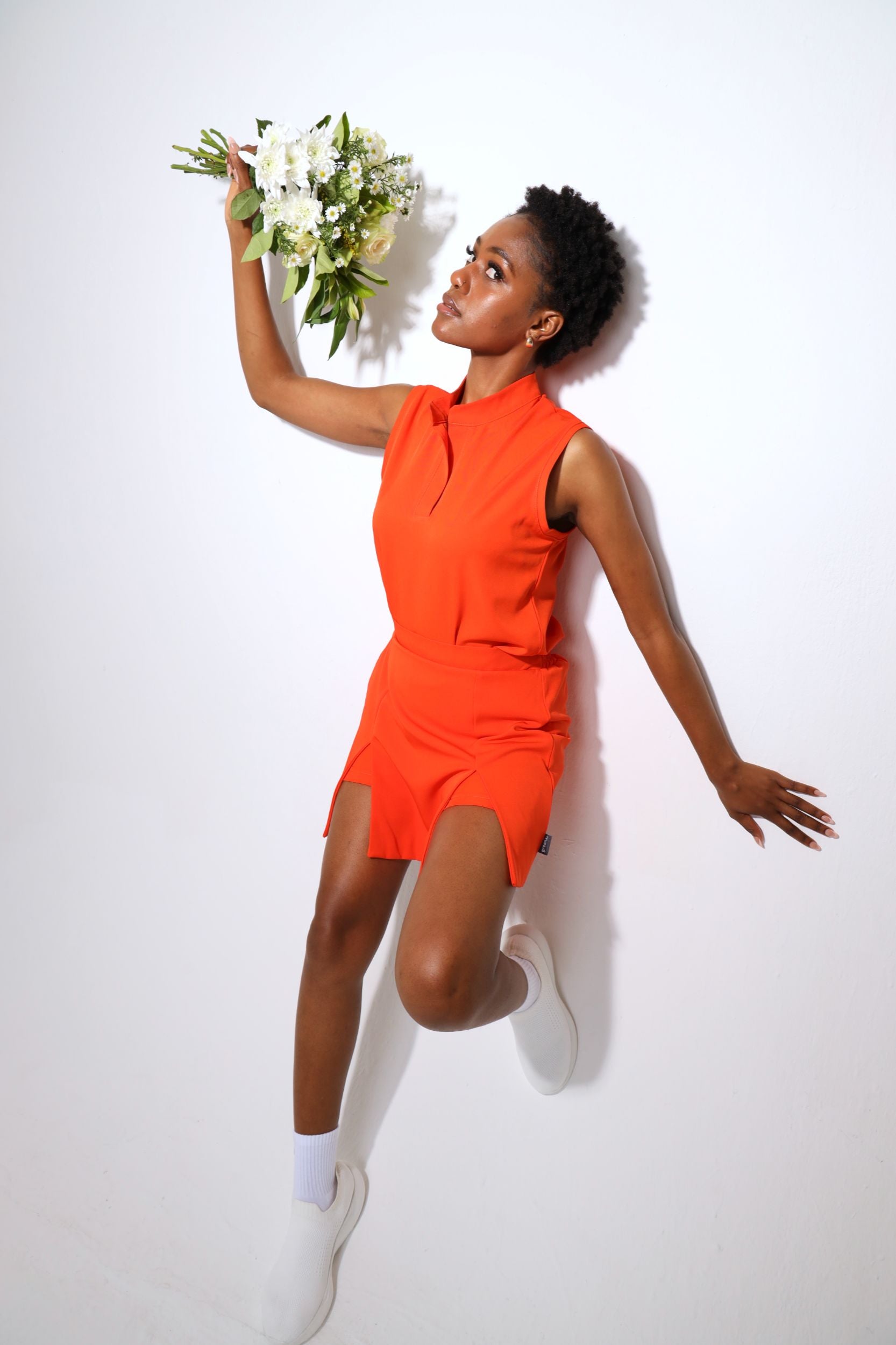 NEW LADIES MANDARIN SLEEVELESS TOP - Greens Medi Scrubs South Africa - Premium Medical Uniforms & Apparel - Delivery Across SA 