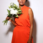 NEW LADIES MANDARIN SLEEVELESS TOP - Greens Medi Scrubs South Africa - Premium Medical Uniforms & Apparel - Delivery Across SA 