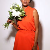 NEW LADIES MANDARIN SLEEVELESS TOP - Greens Medi Scrubs South Africa - Premium Medical Uniforms & Apparel - Delivery Across SA 