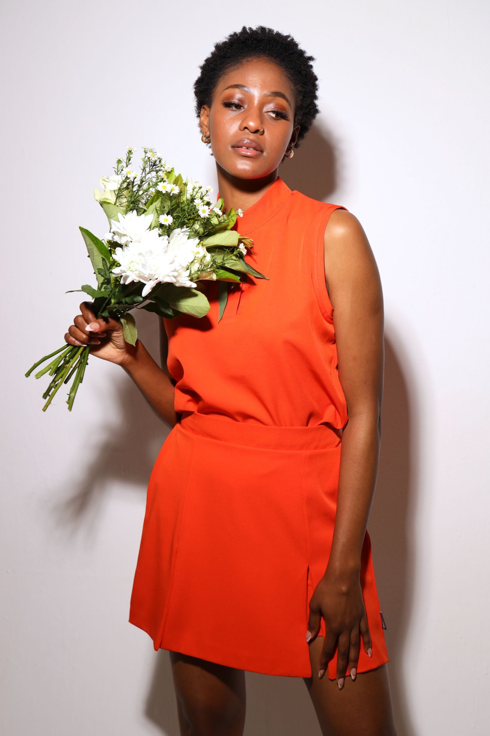 NEW LADIES MANDARIN SLEEVELESS TOP - Greens Medi Scrubs South Africa - Premium Medical Uniforms & Apparel - Delivery Across SA 