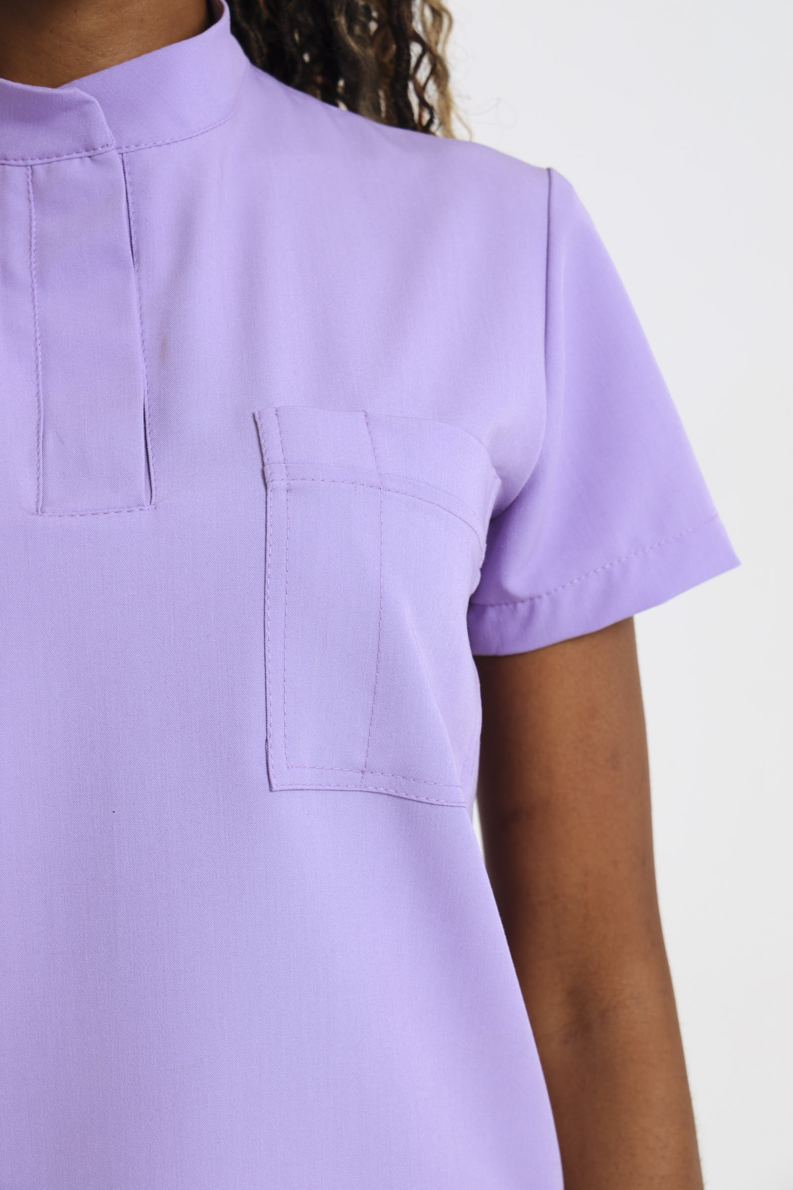 THE LUX LADIES MANDARIN FEMME TOP - Greens Medi Scrubs South Africa - Premium Medical Uniforms & Apparel - Delivery Across SA 