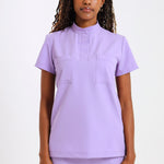 THE LUX LADIES MANDARIN FEMME TOP - Greens Medi Scrubs South Africa - Premium Medical Uniforms & Apparel - Delivery Across SA 