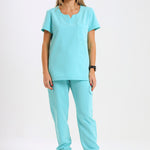 THE LUX LADIES NALEDI FEMME TOP - Greens Medi Scrubs South Africa - Premium Medical Uniforms & Apparel - Delivery Across SA 