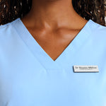 THE LUX LADIES V-NECK TULIP TOP - Greens Medi Scrubs South Africa - Premium Medical Uniforms & Apparel - Delivery Across SA 