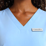 THE LUX LADIES V-NECK TULIP TOP - Greens Medi Scrubs South Africa - Premium Medical Uniforms & Apparel - Delivery Across SA 