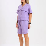 NEW LADIES LUX BOX CROP SHIRT - Greens Medi Scrubs South Africa - Premium Medical Uniforms & Apparel - Delivery Across SA 