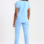 THE LUX LADIES NALEDI TULIP TOP - Greens Medi Scrubs South Africa - Premium Medical Uniforms & Apparel - Delivery Across SA 