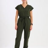 THE LUX LADIES V-NECK PETAL TOP - Greens Medi Scrubs South Africa - Premium Medical Uniforms & Apparel - Delivery Across SA 