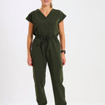THE LUX LADIES V-NECK PETAL TOP - Greens Medi Scrubs South Africa - Premium Medical Uniforms & Apparel - Delivery Across SA 