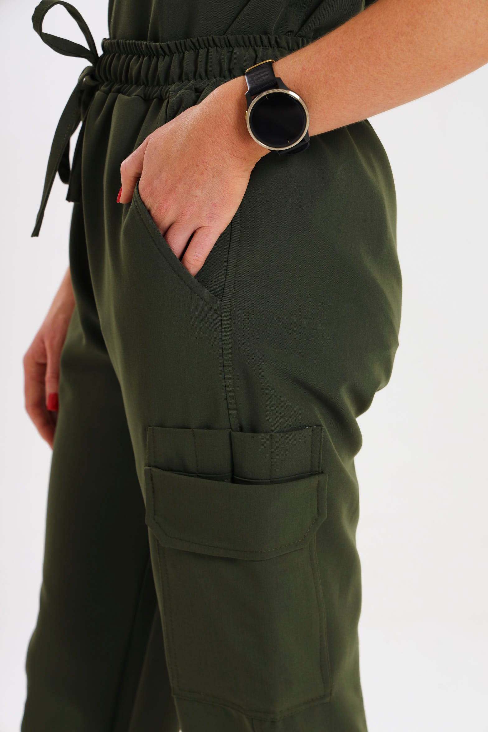 THE LADIES LUX STRAIGHT-LEG PANTS - Greens Medi Scrubs South Africa - Premium Medical Uniforms & Apparel - Delivery Across SA 