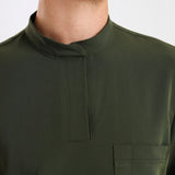 THE LUX MENS MANDARIN TOP - Greens Medi Scrubs South Africa - Premium Medical Uniforms & Apparel - Delivery Across SA 