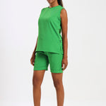 NEW LADIES ROUND SLEEVELESS TOP - Greens Medi Scrubs South Africa - Premium Medical Uniforms & Apparel - Delivery Across SA 
