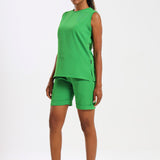 NEW LADIES ROUND SLEEVELESS TOP - Greens Medi Scrubs South Africa - Premium Medical Uniforms & Apparel - Delivery Across SA 