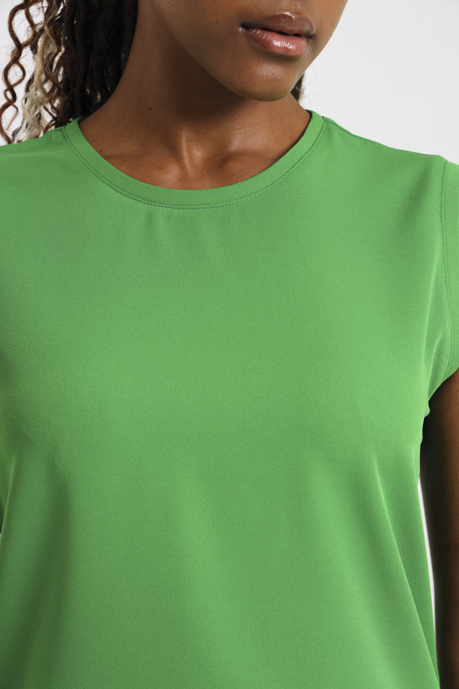 NEW LADIES ROUND SLEEVELESS TOP - Greens Medi Scrubs South Africa - Premium Medical Uniforms & Apparel - Delivery Across SA 