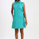 NEW LADIES PRO-COLLARED SLEEVELESS DRESS - Greens Medi Scrubs South Africa - Premium Medical Uniforms & Apparel - Delivery Across SA 