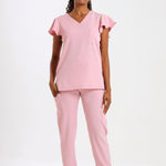 THE LADIES V-NECK FLOW TOP - Greens Medi Scrubs South Africa - Premium Medical Uniforms & Apparel - Delivery Across SA 