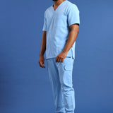 THE LUX MENS V-NECK TOP - Greens Medi Scrubs South Africa - Premium Medical Uniforms & Apparel - Delivery Across SA 