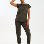 NEW LADIES ROUND PETAL TOP - Greens Medi Scrubs South Africa - Premium Medical Uniforms & Apparel - Delivery Across SA 