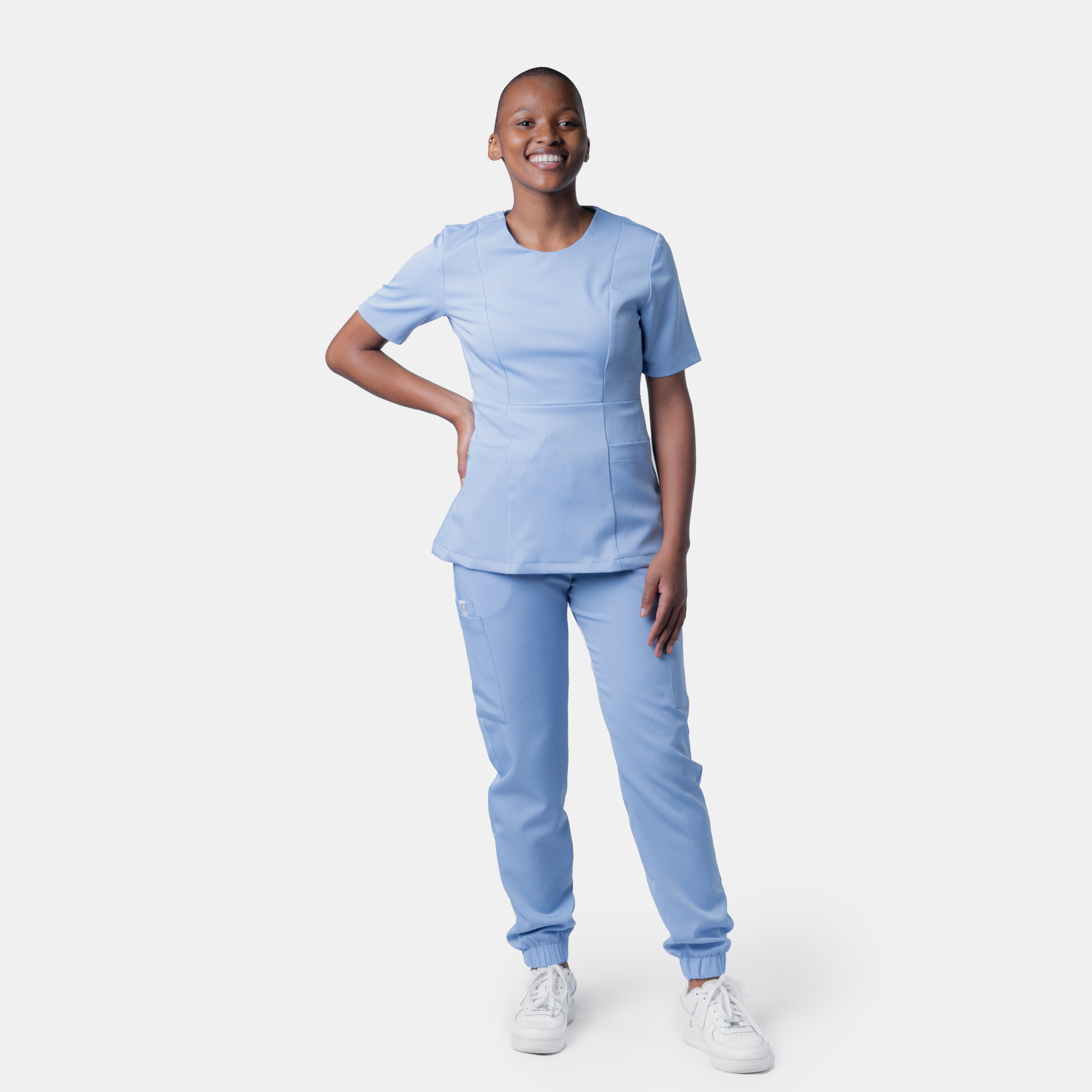 LADIES ACTIVE ELEGANT-STYLE TOP - Greens Medi Scrubs South Africa - Premium Medical Uniforms & Apparel - Delivery Across SA 