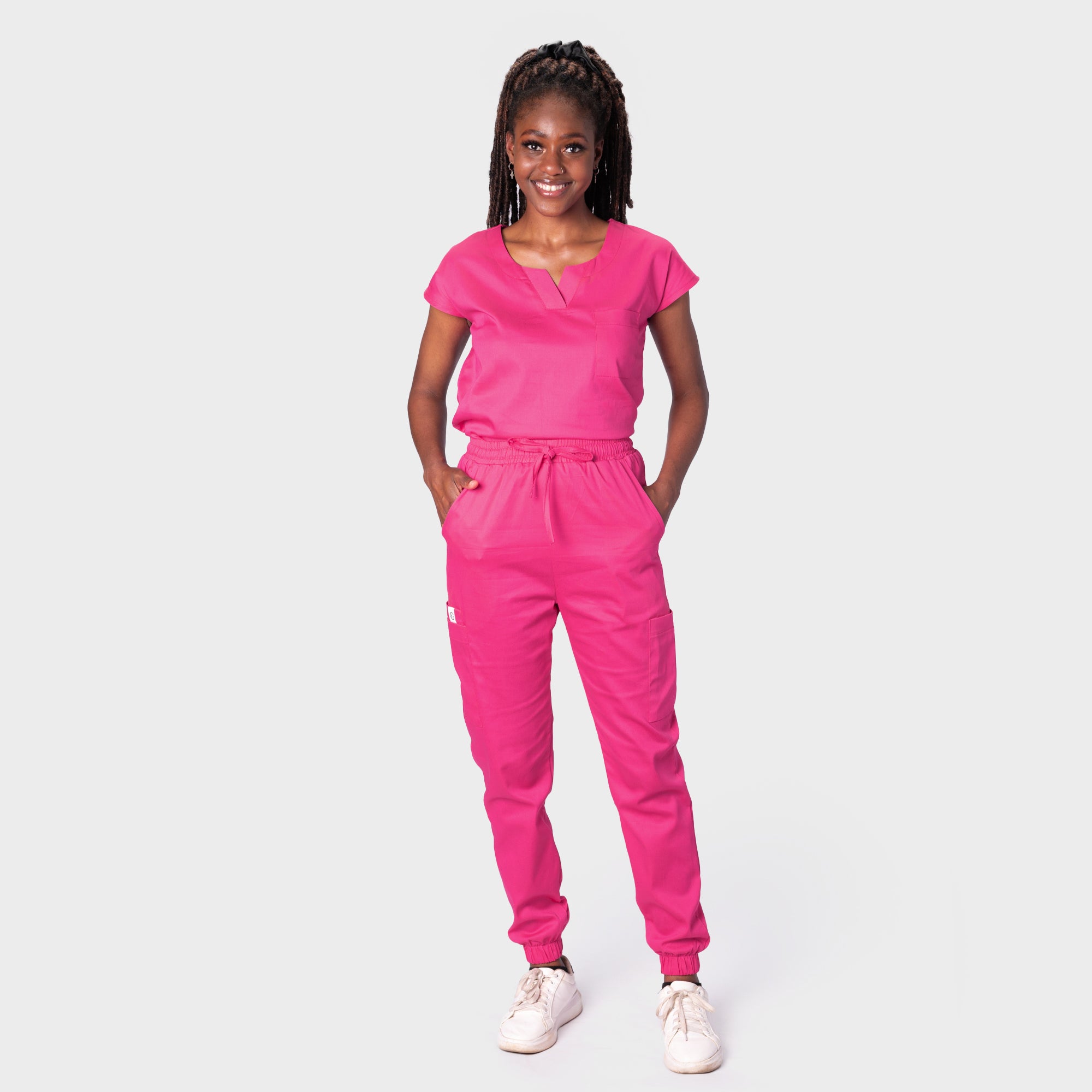 LADIES PREMIUM NALEDI TOP - Greens Medi Scrubs South Africa - Premium Medical Uniforms & Apparel - Delivery Across SA 