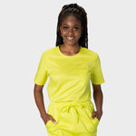 LADIES PREMIUM ROUND-NECK TOP - Greens Medi Scrubs South Africa - Premium Medical Uniforms & Apparel - Delivery Across SA 